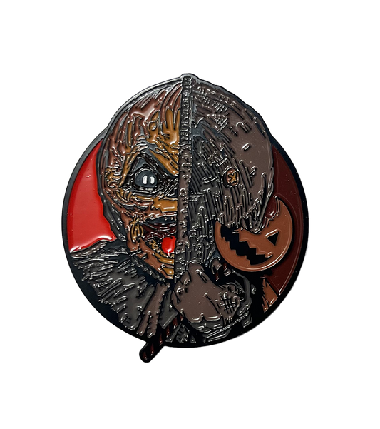 Scarecrow Enamel Pin